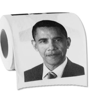 Obama Toilet Paper Gag Gift NEW
